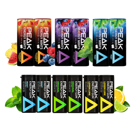 Peak Energy Mints and Gums Combo pack