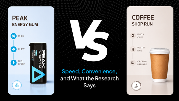 Caffeine Gum vs Coffee: Speed, Convenience, and What the Research Says