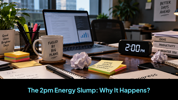 The 2pm Energy Slump: Why It Happens and What Actually Helps