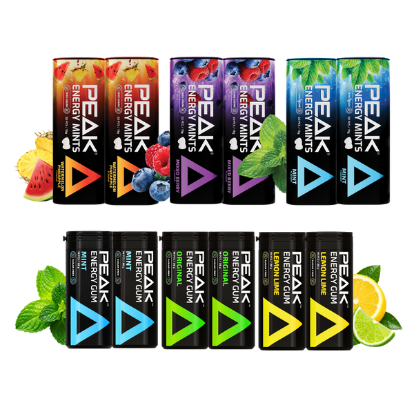 Peak Energy Mints and Gums Combo pack