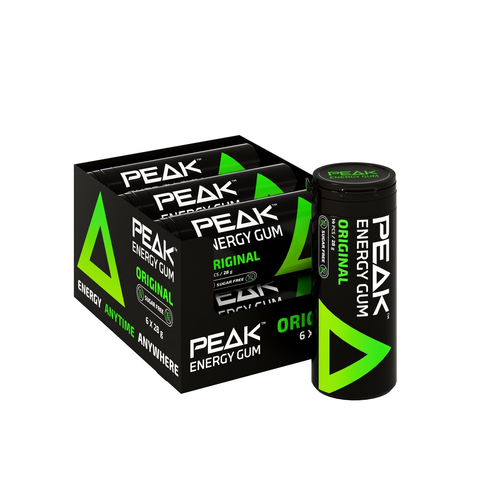 Peak Energy Gum Original 6 pack